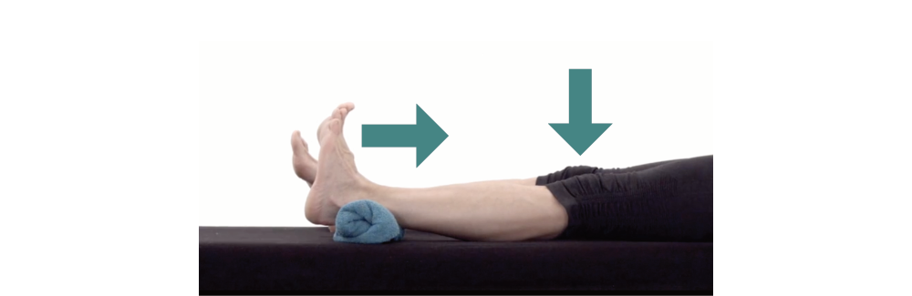 Active Physio - Kniearthrose Übung 3: Knie Streckung