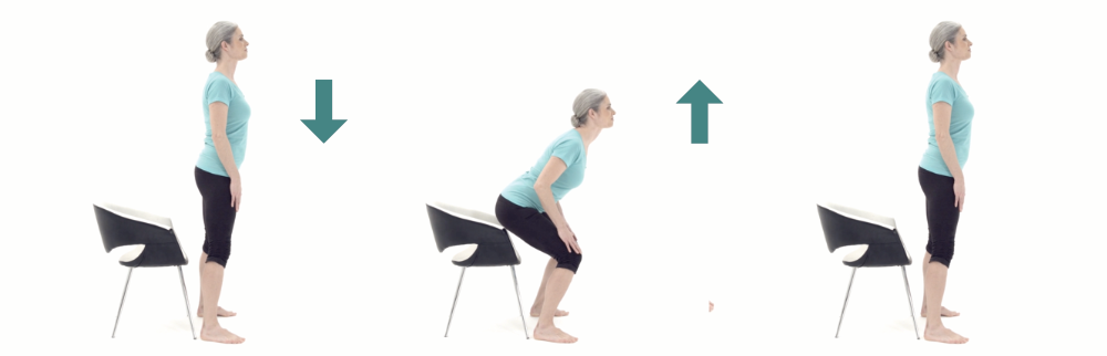 Active Physio - Kniearthrose Übung 5: Squats